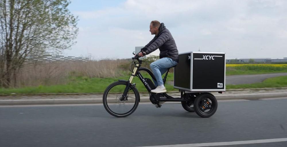 Effizientes XCYC Lastenrad für den sicheren Transport, ideal für umweltfreundliche Lieferungen in urbanen Gebieten.