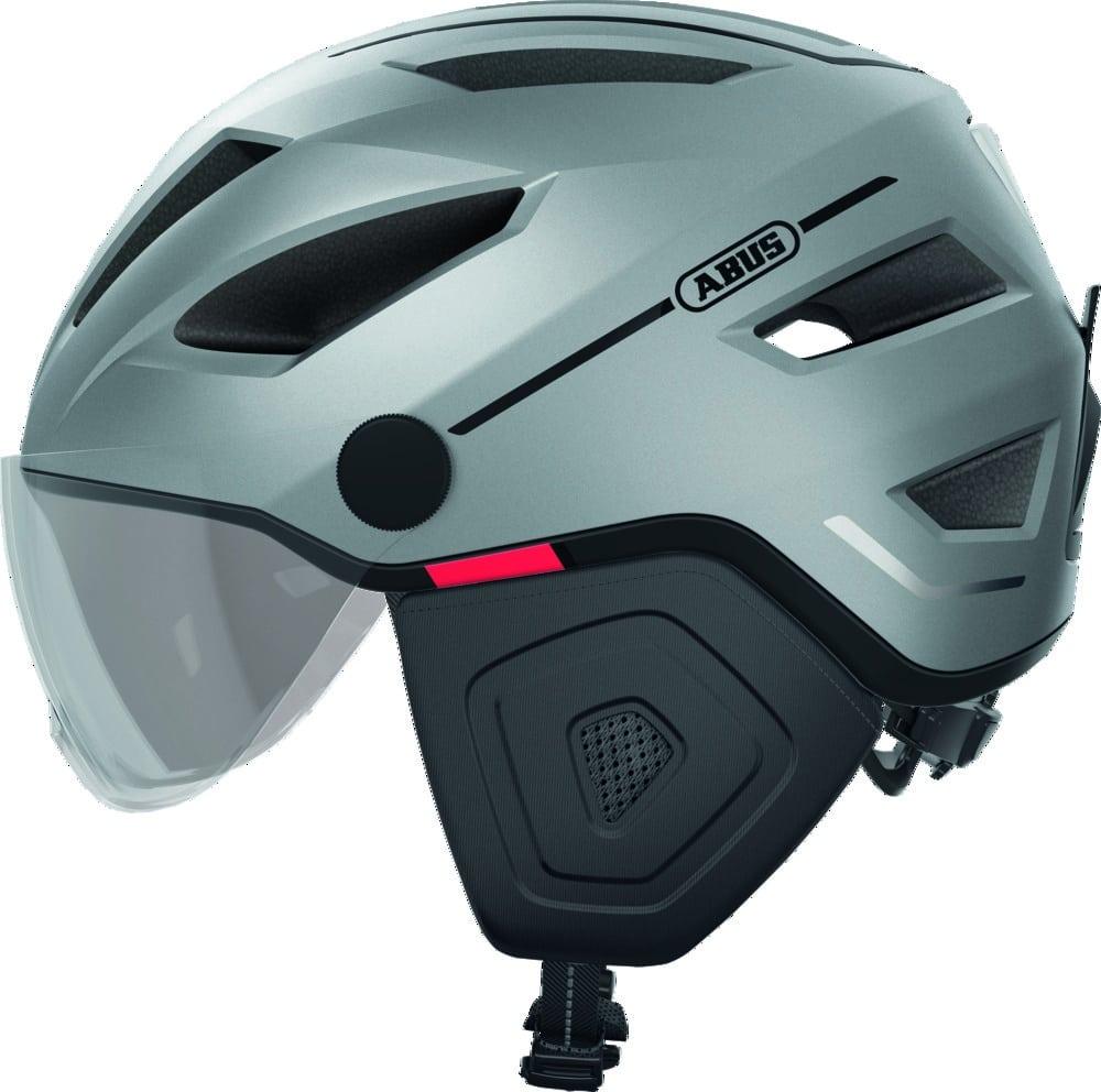 Entdecken Sie den stylischen Abus Pedelec 2.0 ACE Helm in Silber für optimalen Schutz und Komfort auf Ihren Radtour