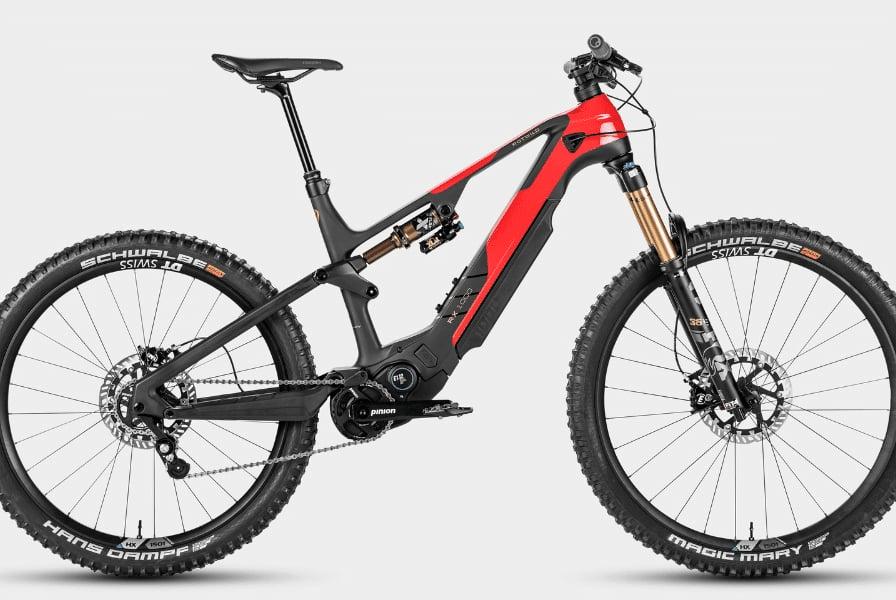 E-Bike mit Pinion Motor und Getriebeeinheit, vollgefedert