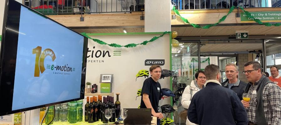 Feier zum 10-jährigen Jubiläum von e-motion in Dietikon