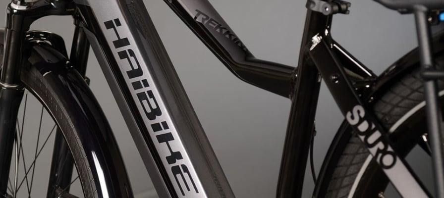 Haibike SDURO Trekking 6.0 E-Bike Nahaufnahme des Rahmens