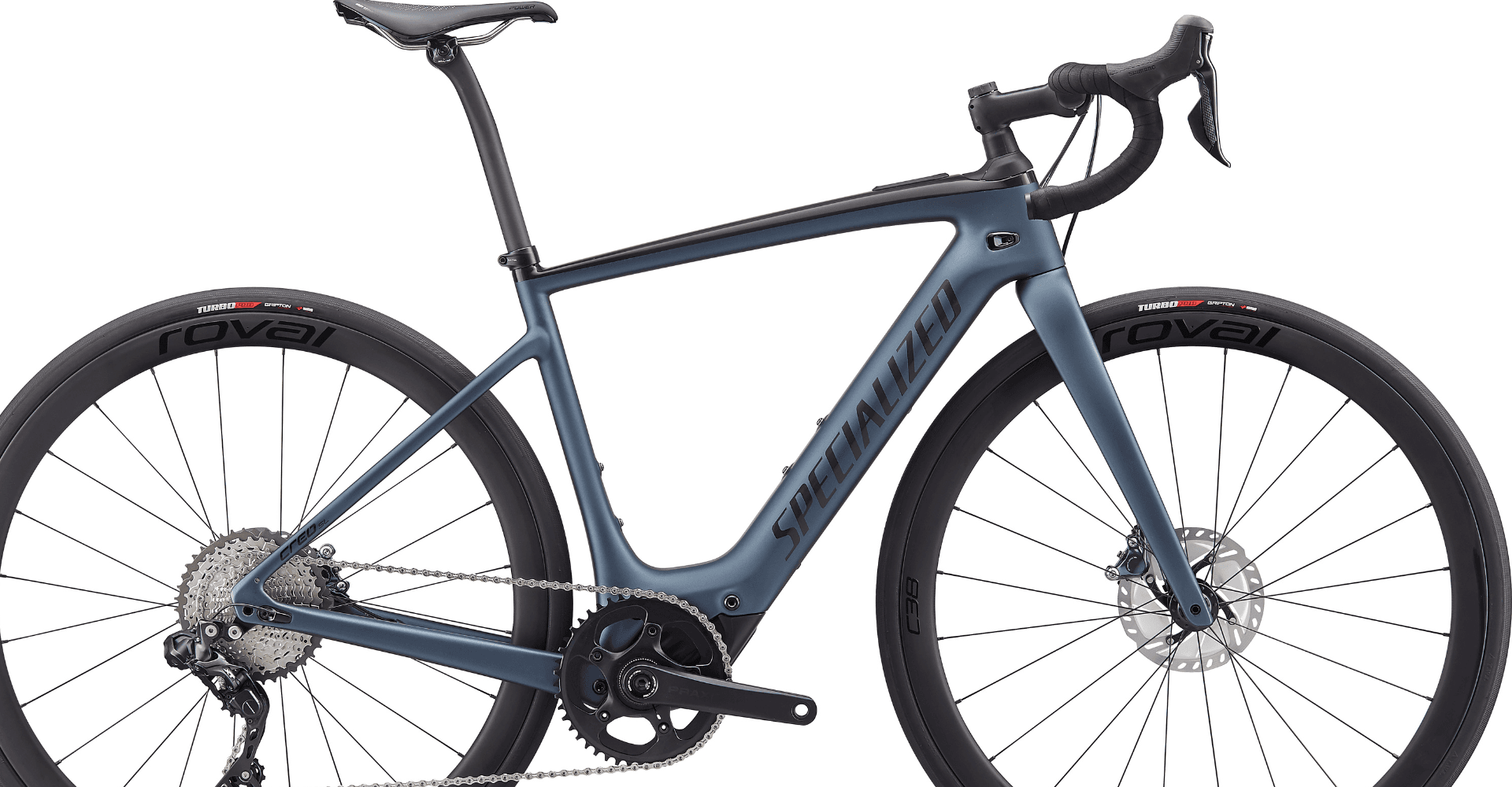 Sportliches e-Rennrad Specialized Turbo Creo SL Expert in Seitenansicht für schnelle Fahrten auf der Straße