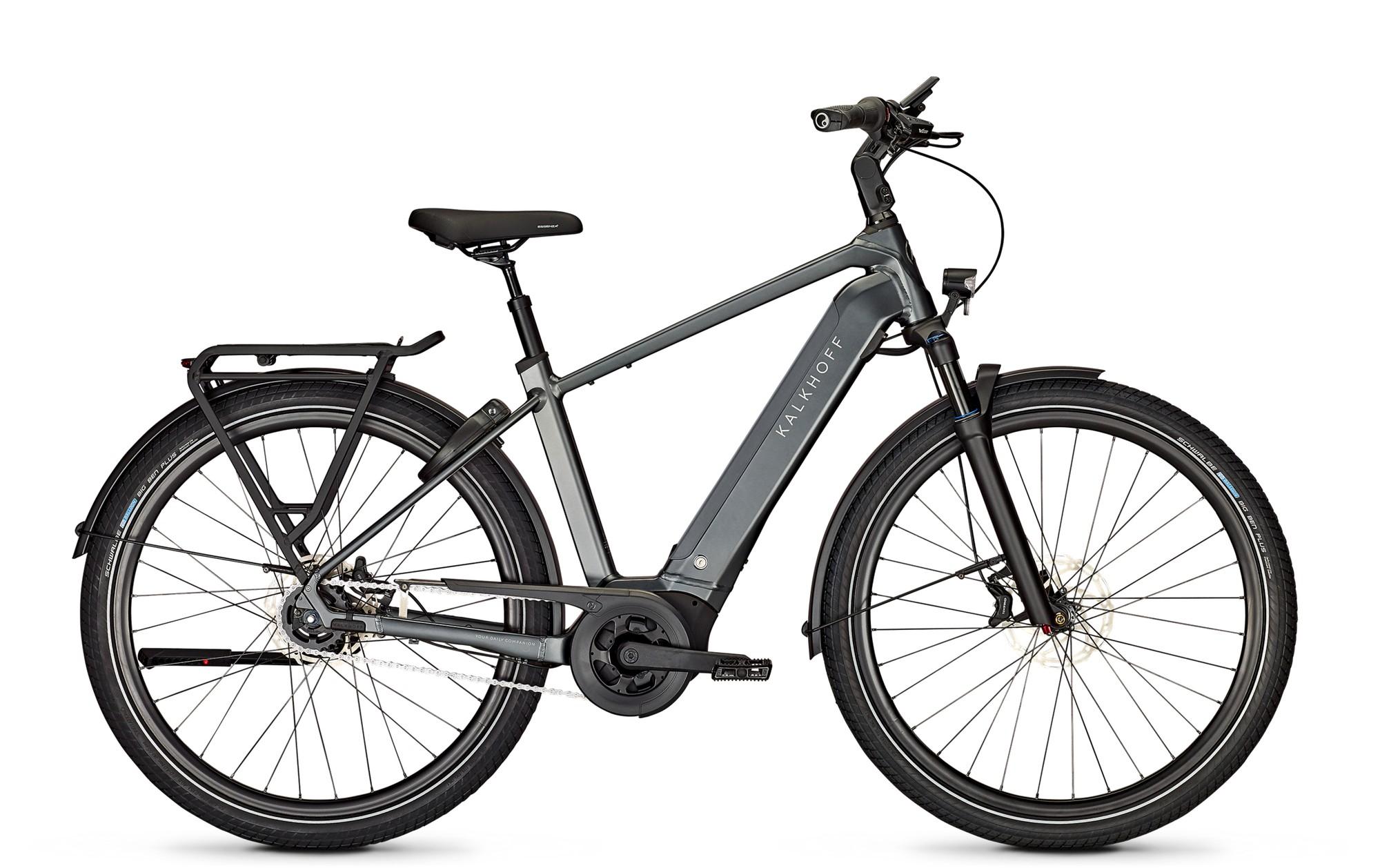 Das Bild zeigt ein Kalkhoff E-Bike, Modell Excite, in einem modernen und sportlichen Design.