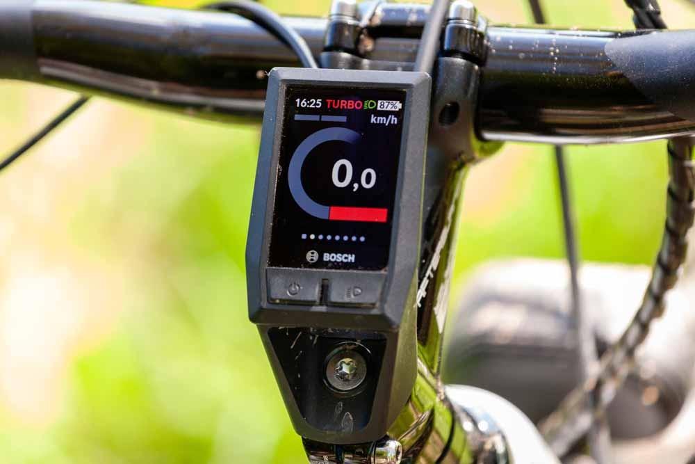 Das Bild zeigt den Turbo Modus des Bosch Kiox