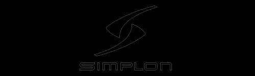 Simplon Logo mit stilisiertem S-Design auf transparentem Hintergrund