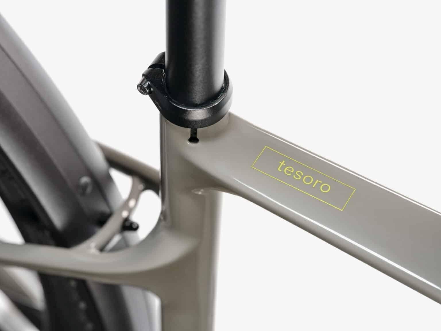 Das Bild zeigt den Rahmen eines Cannondale Tesoro Neo Carbon