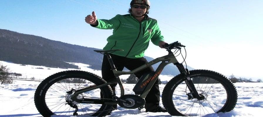 Haibike XDURO Fatsix E-Bike im Schnee getestet