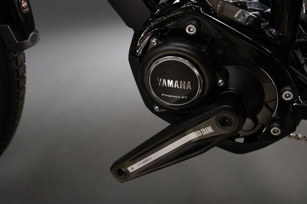Nahaufnahme eines Yamaha PWseries ST E-Bike-Motors