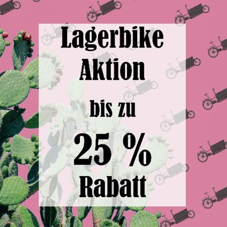 Lagerbike Aktion: Bis zu 25 % Rabatt auf Lastenfahrräder