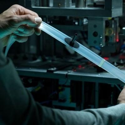 Schwalbe Aerothan Fahrradschlauch in Produktionsumgebung