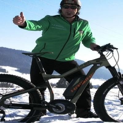 Haibike XDURO Fatsix E-Bike im Schnee getestet