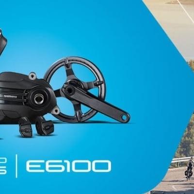 Shimano STEPS E6100 E-Bike-Motor mit Batterie und Display