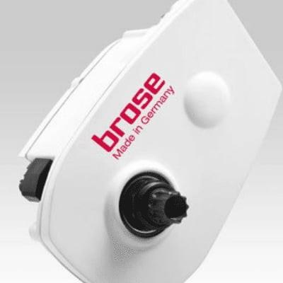 Brose S-Pedelec-Motor in Weiß, Seitenansicht