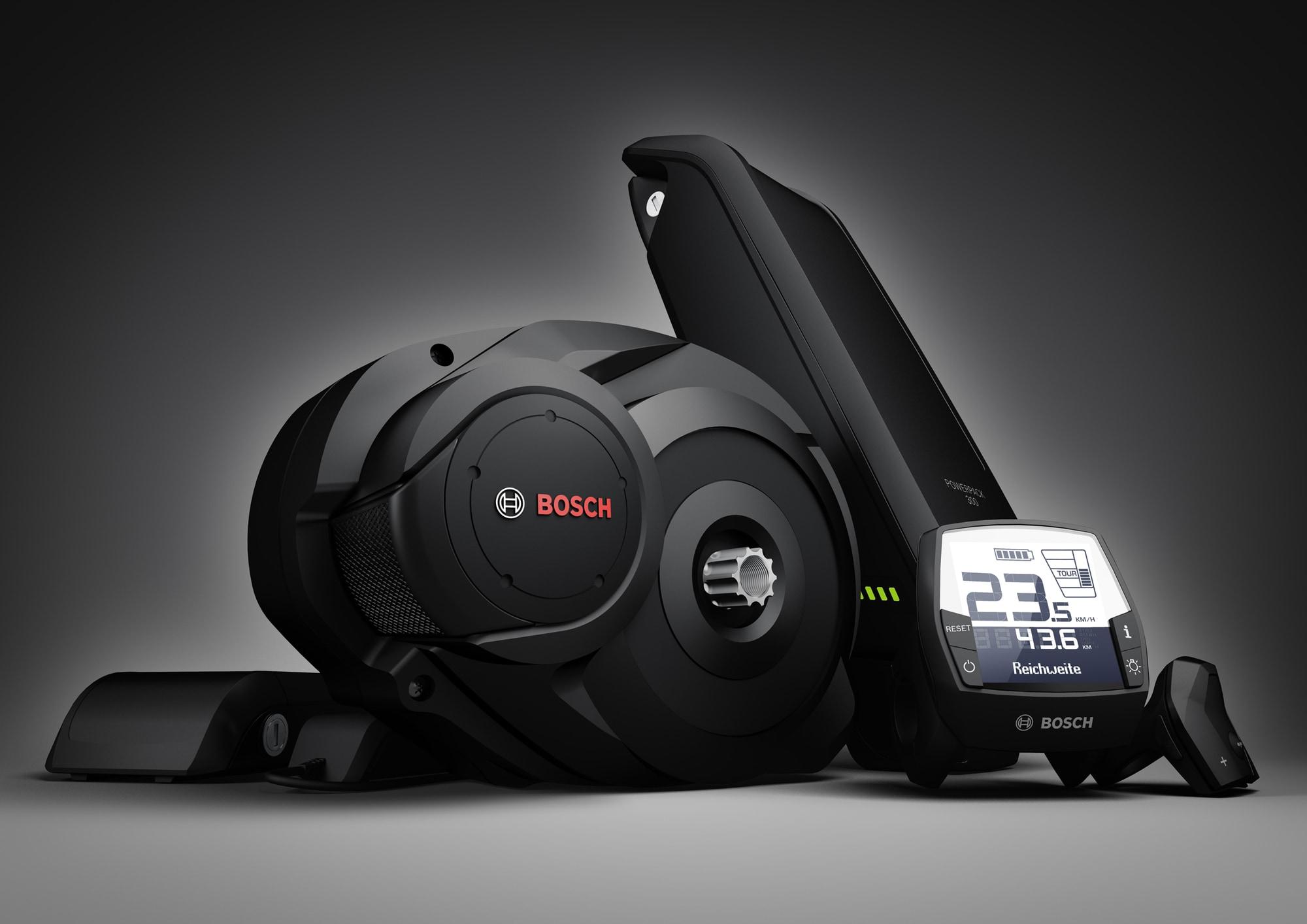 Detailbild Bosch e-Bike Motor mit Display