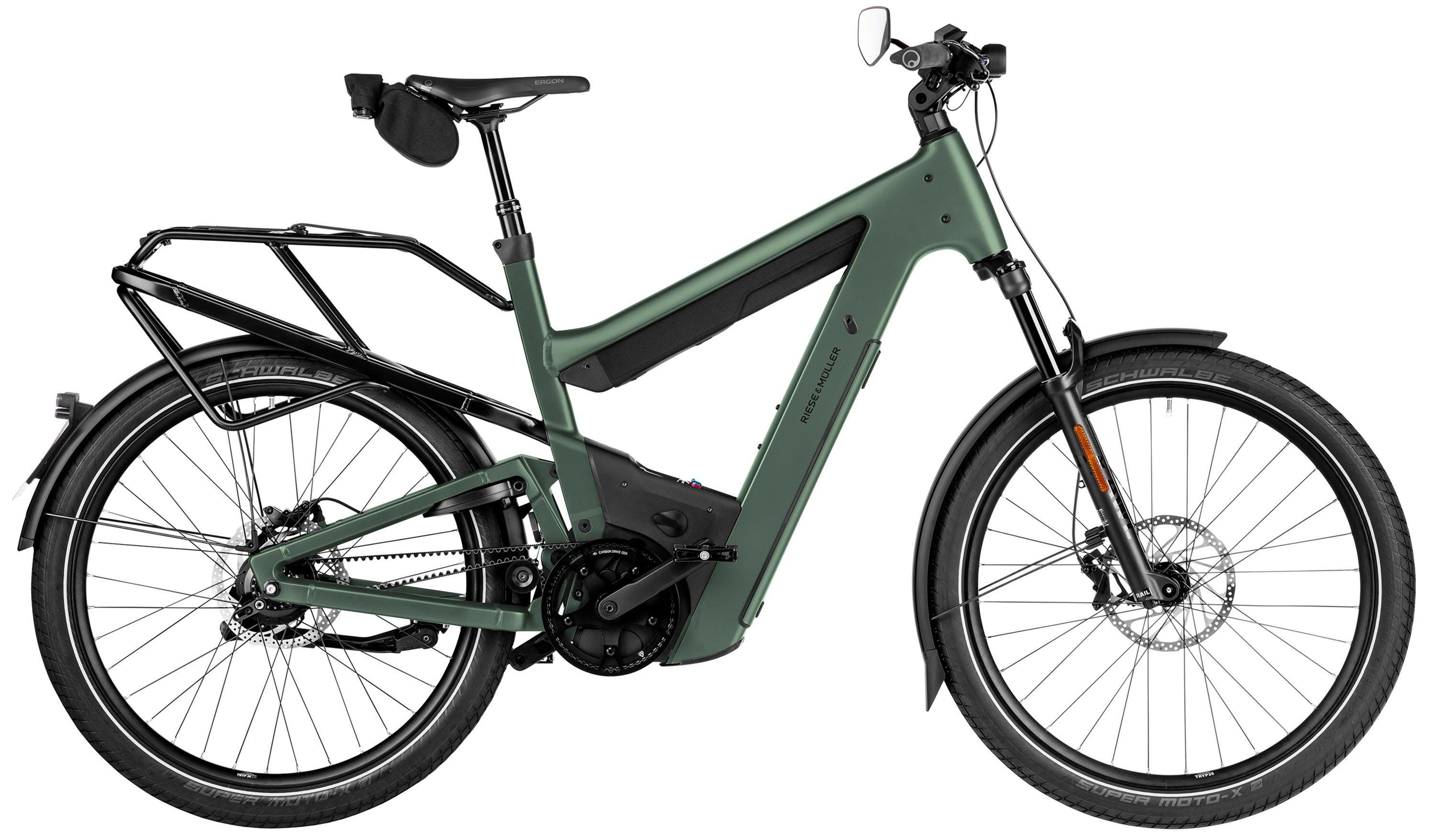 Riese & Müller Superdelite5 rohloff HS Schwarz/Grün – Image 1