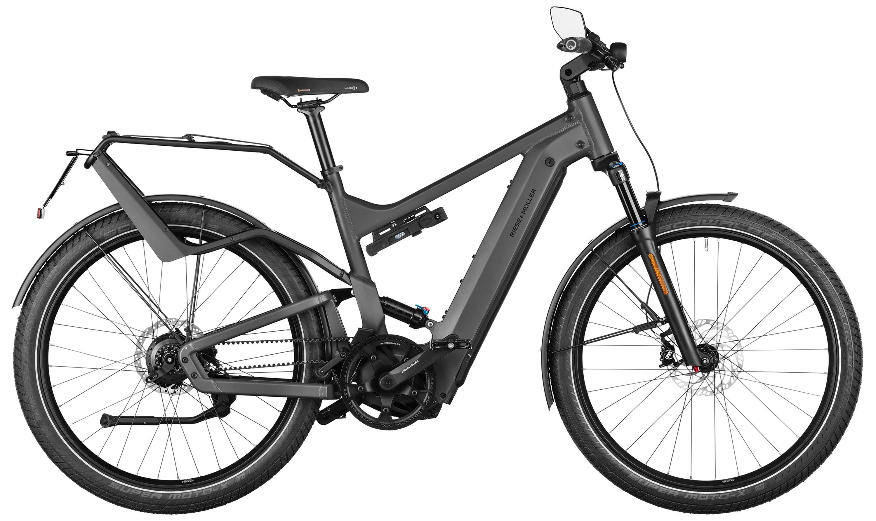 Riese & Müller Delite4 GT rohloff HS Schwarz/Antrazit/Grau