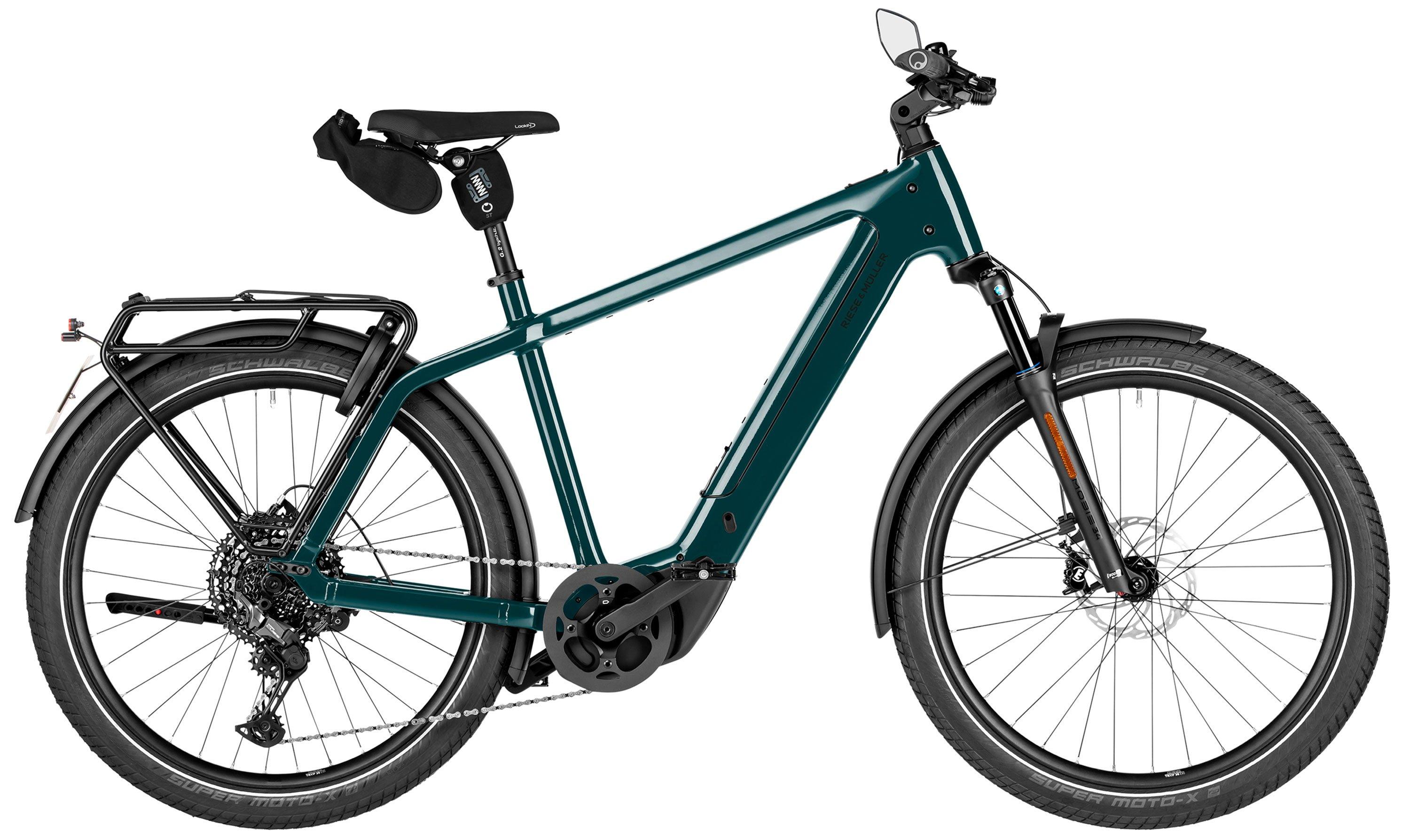 Riese & Müller Charger5 touring HS Blau/Grün/Türkis