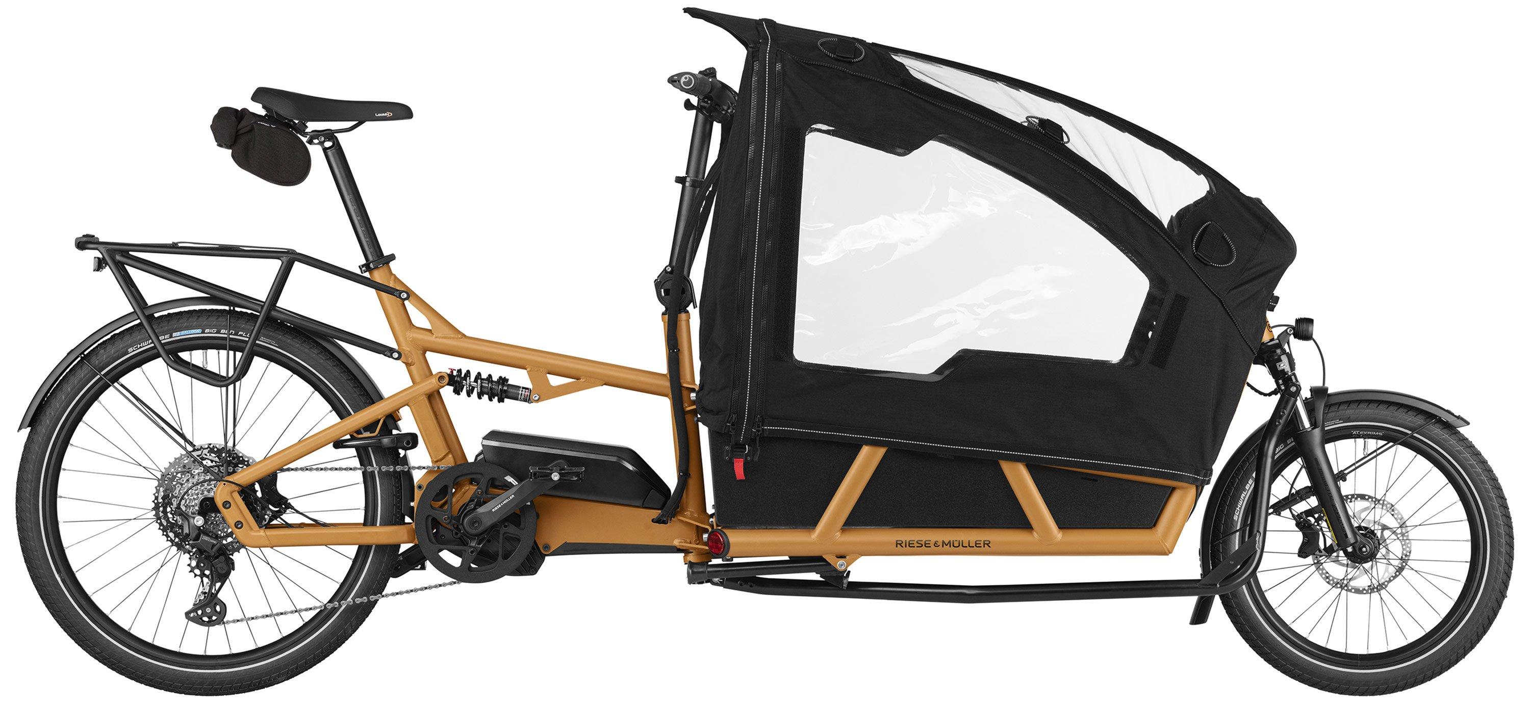 Riese & Müller Load4 75 EASY Orange/Gelb/Gold