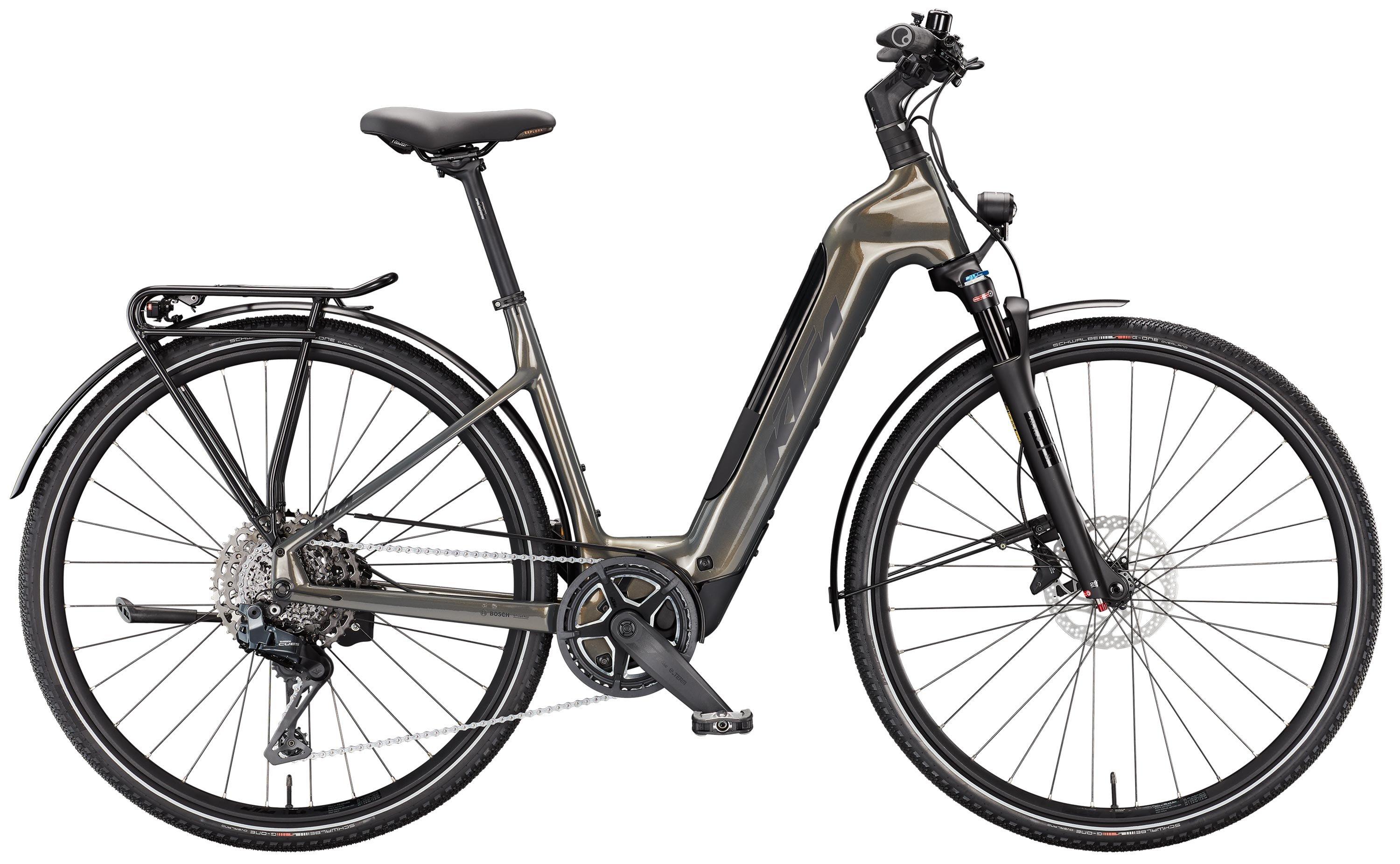 KTM Macina Sport SX Elite Di2 Schwarz/Braun/Gold