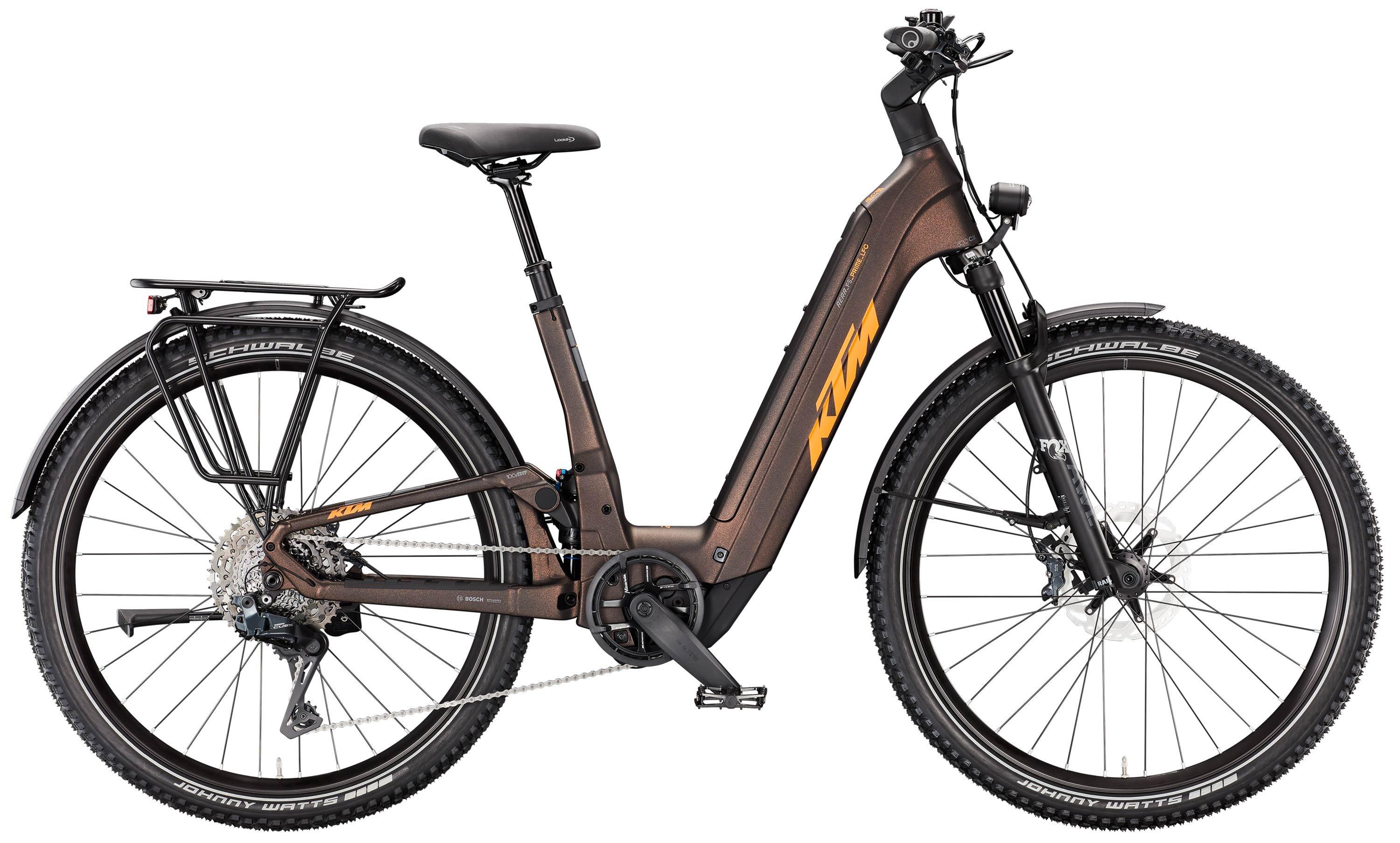 KTM Macina Aera FS Prime LFC Di2 Schwarz/Braun/Bronze