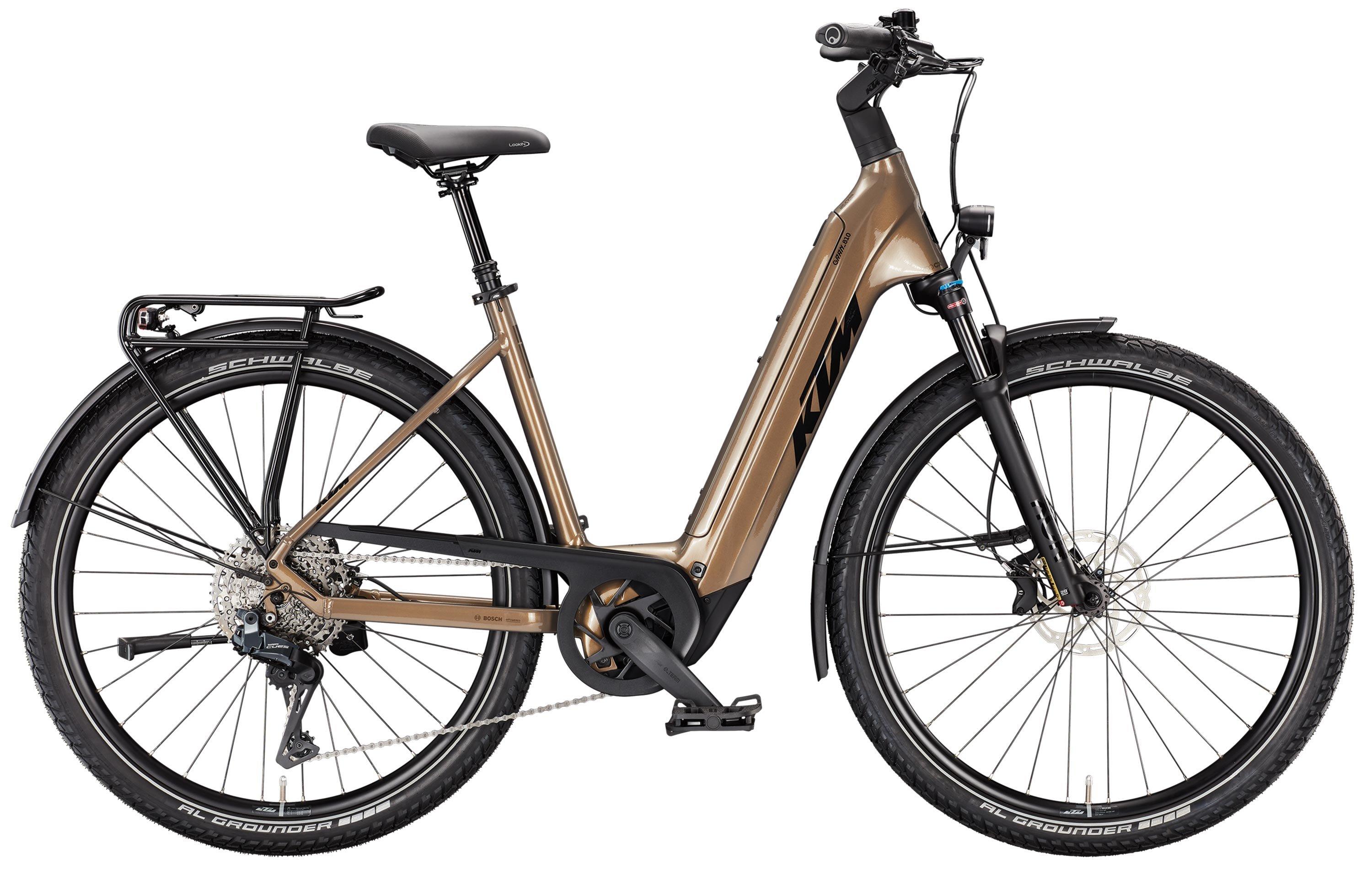 KTM Macina Gran 810 Di2 Schwarz/Braun/Gold