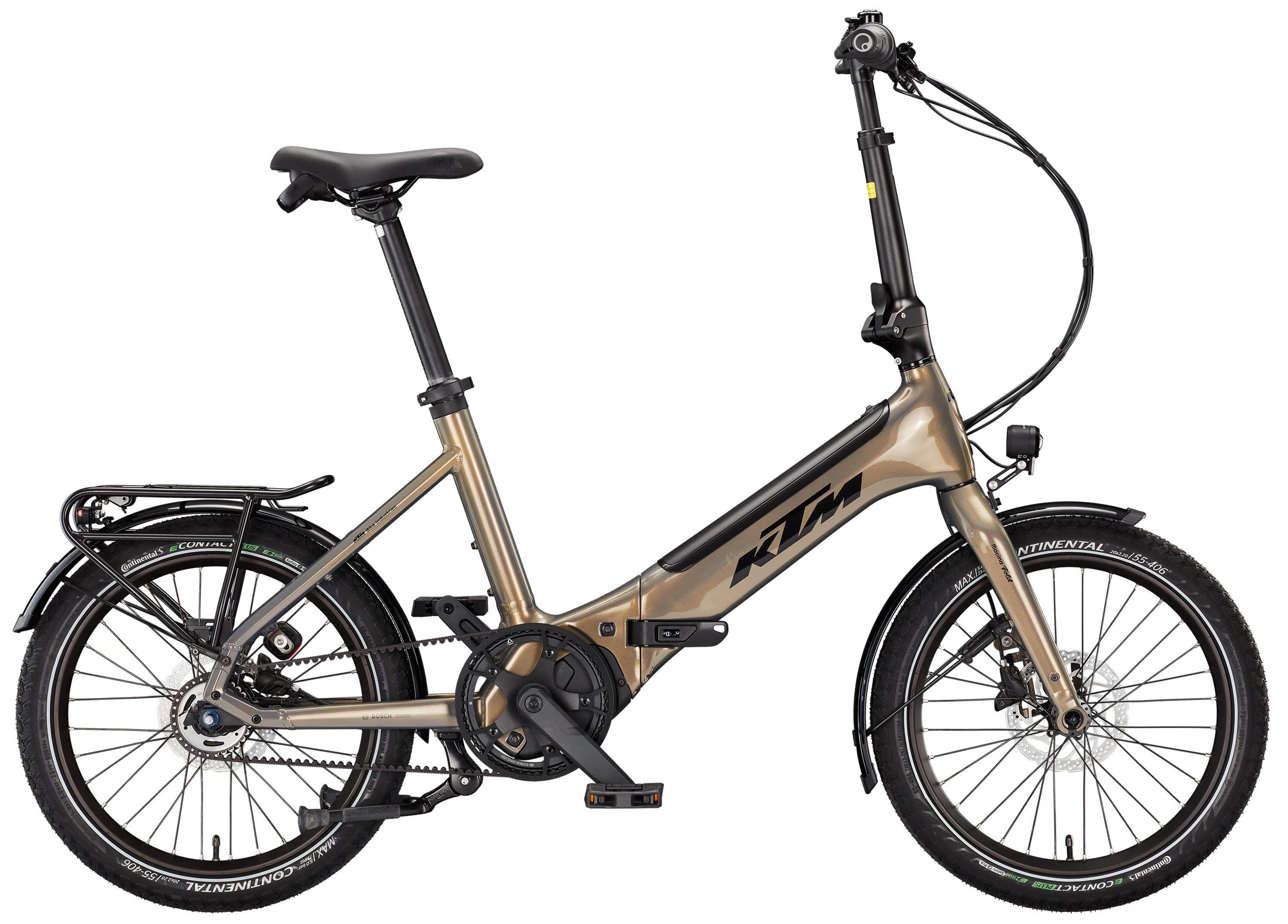 KTM Macina Fold Schwarz/Braun/Gold