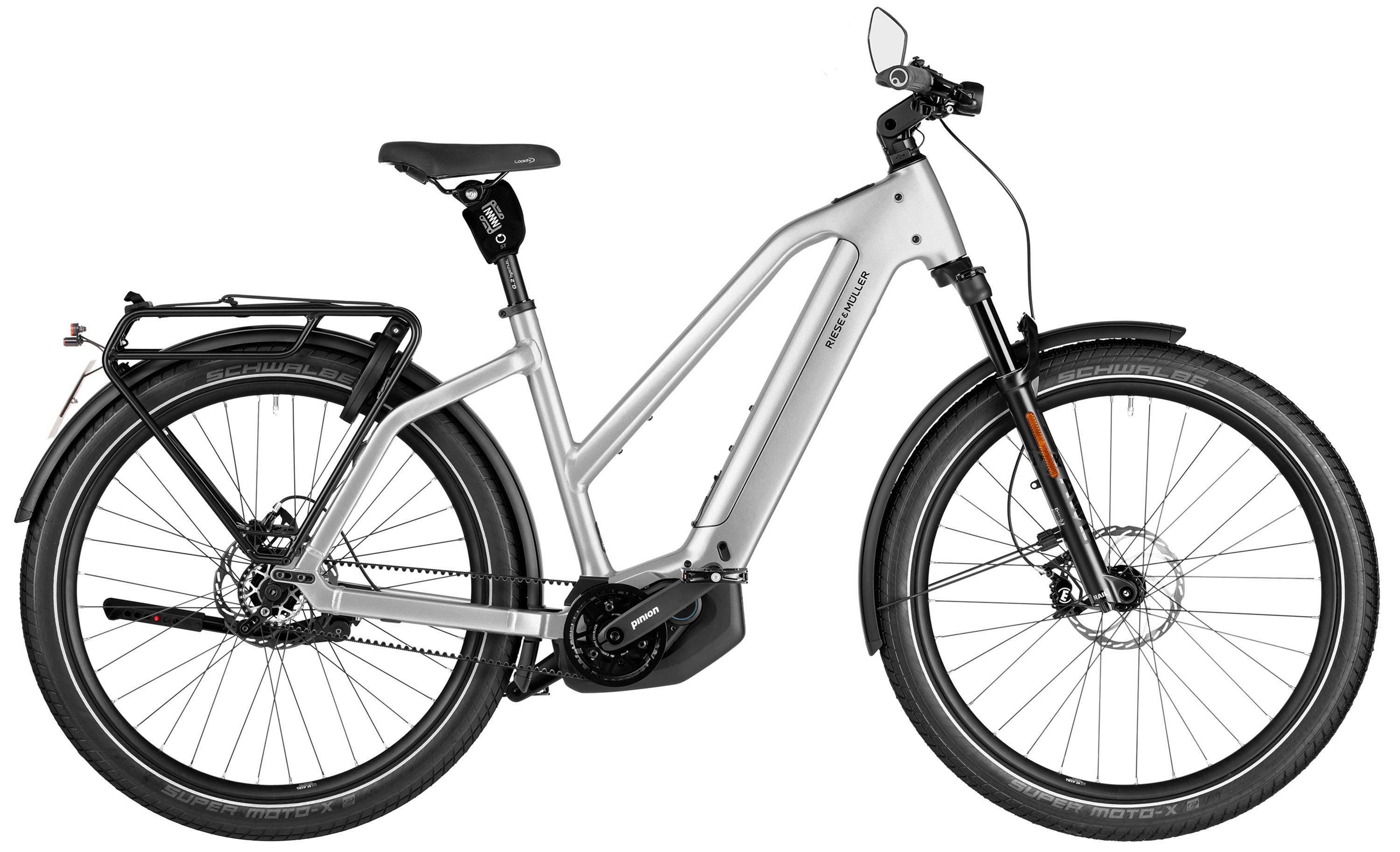 Riese & Müller Charger5 Mixte pinion HS Grau/Silber