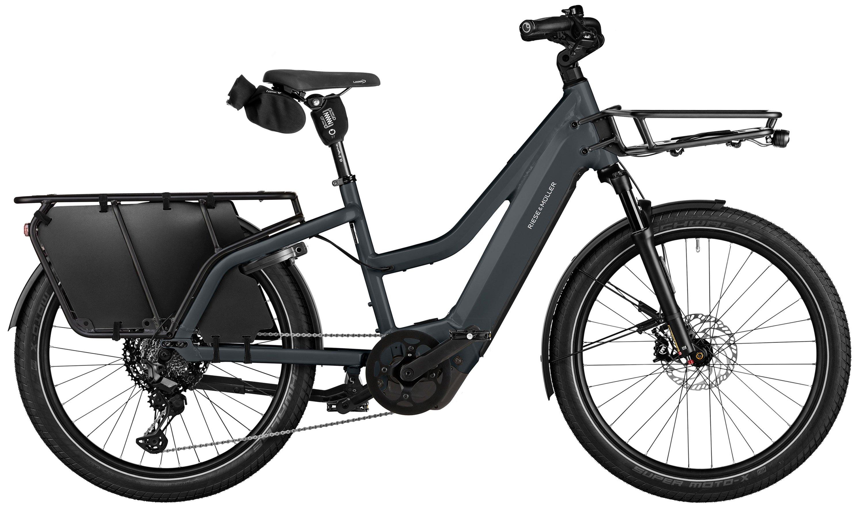 Riese & Müller Multicharger3 Mixte touring Schwarz/Antrazit/Grau