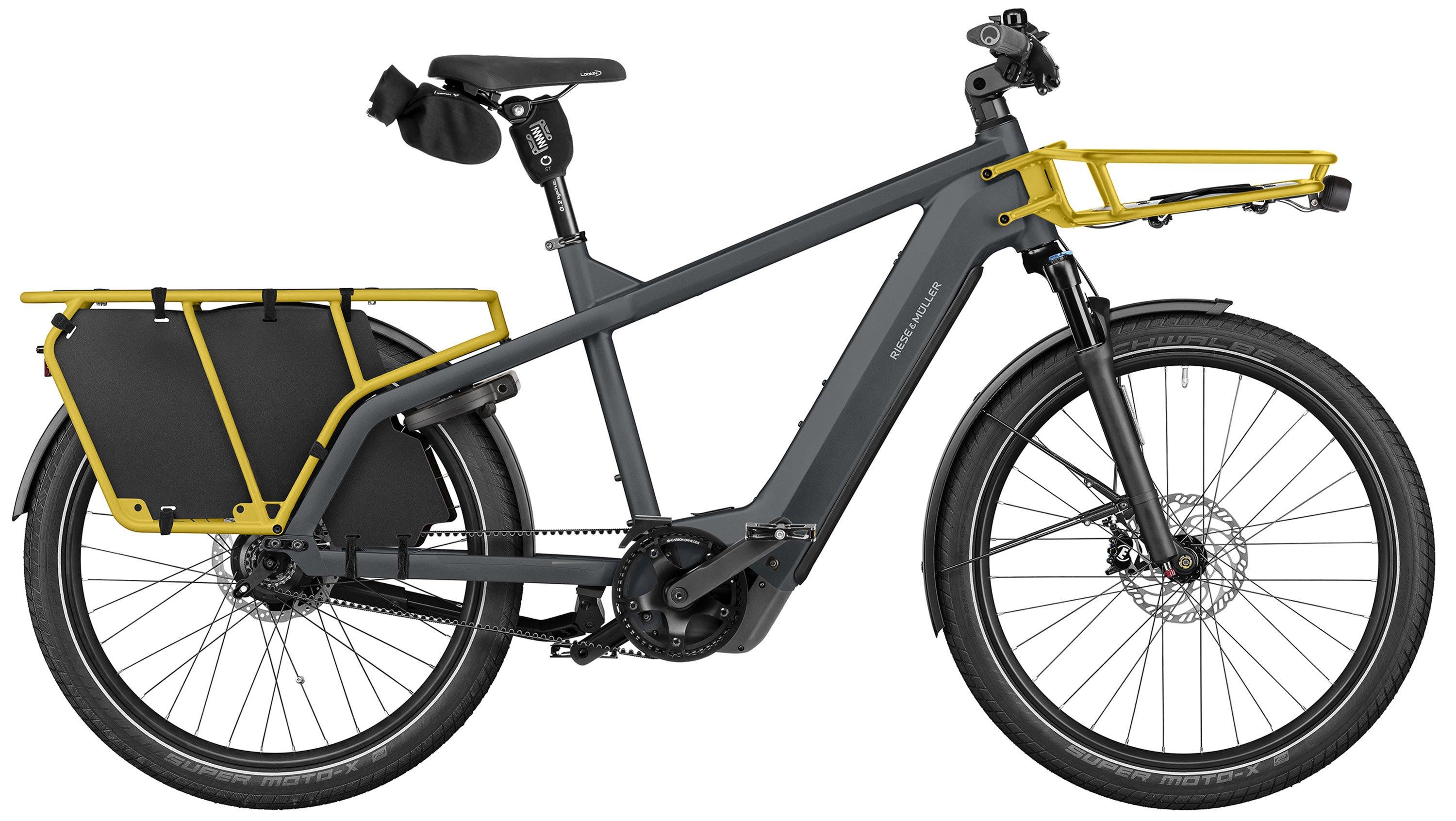 Riese & Müller Multicharger3 rohloff Antrazit/Grau/Gelb