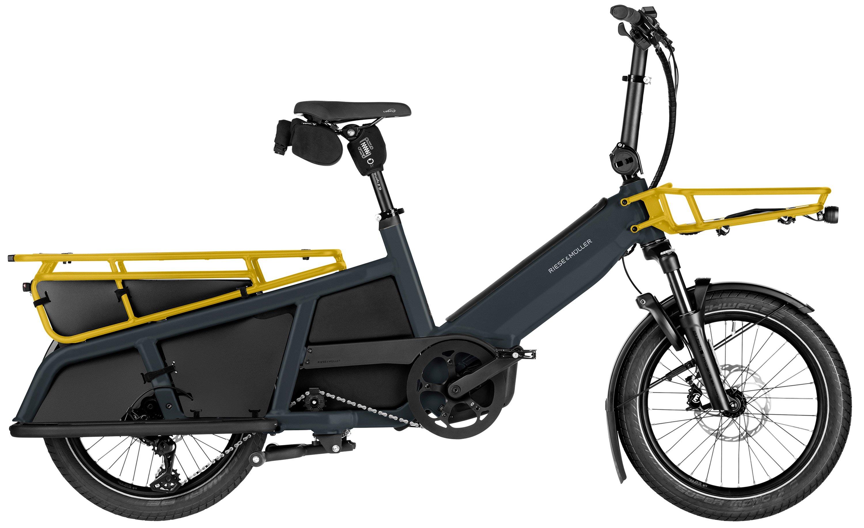 Riese & Müller Multitinker2 touring Antrazit/Grau/Gelb