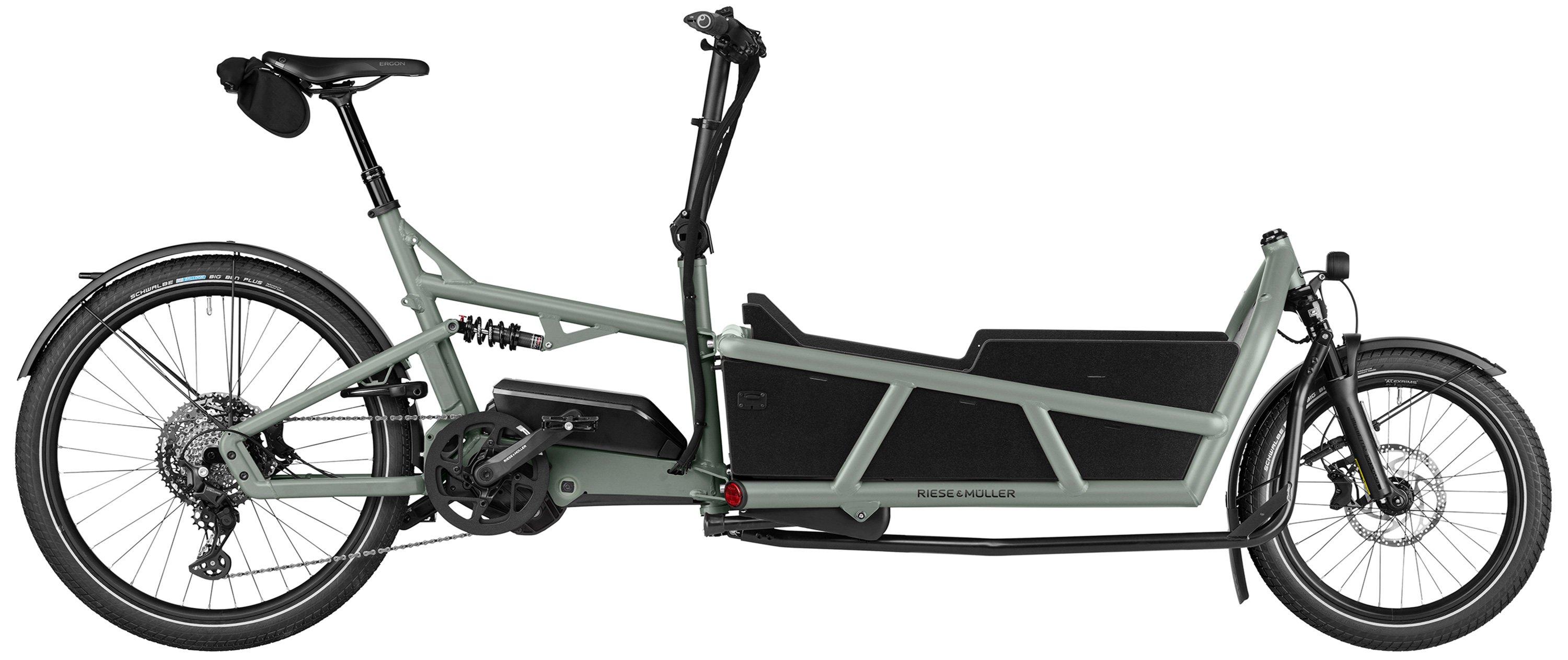 Riese & Müller Load5 75 touring Grau/Grün
