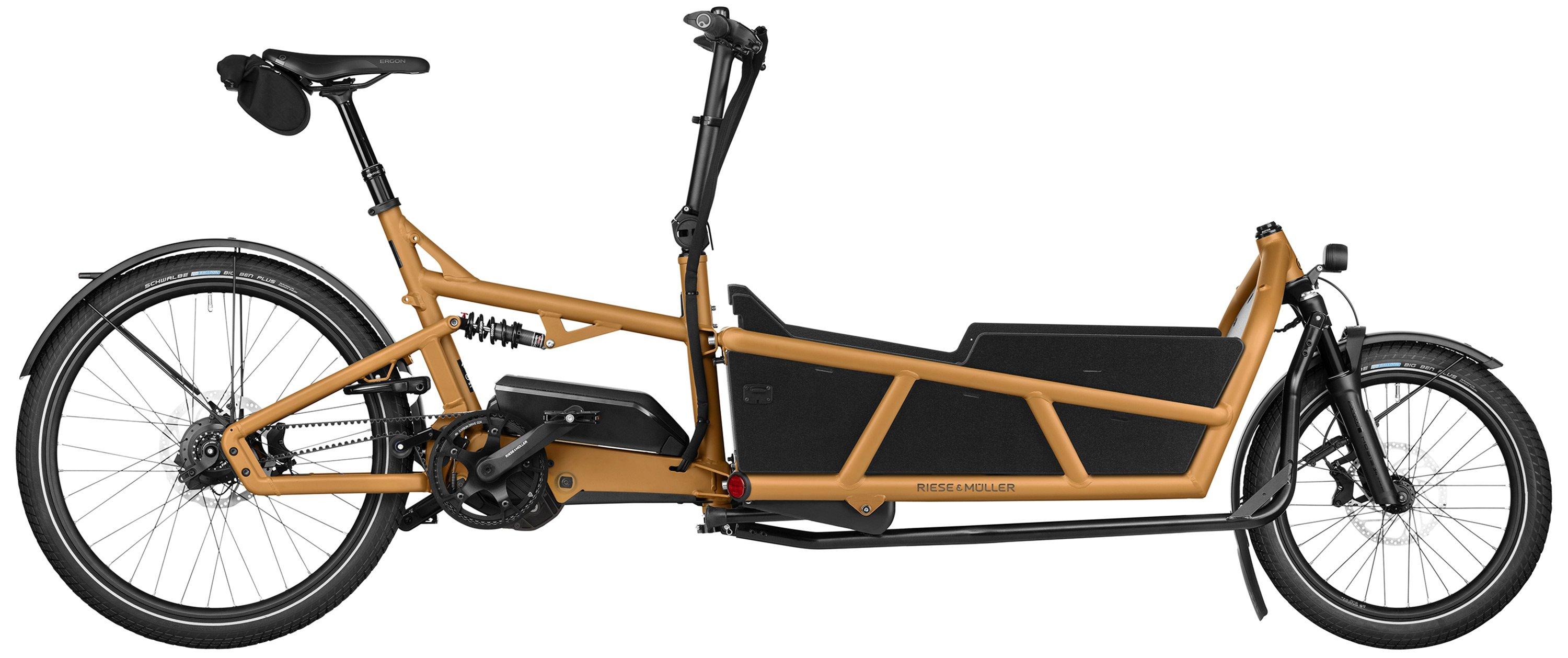 Riese & Müller Load5 75 rohloff Orange/Gelb/Gold