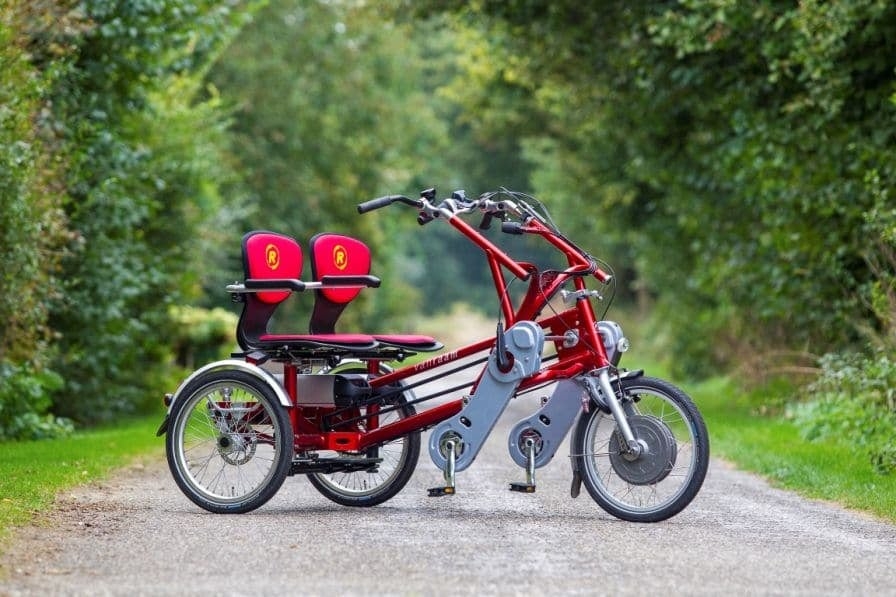 Fun2Go Parallel-Tandem auf Waldweg