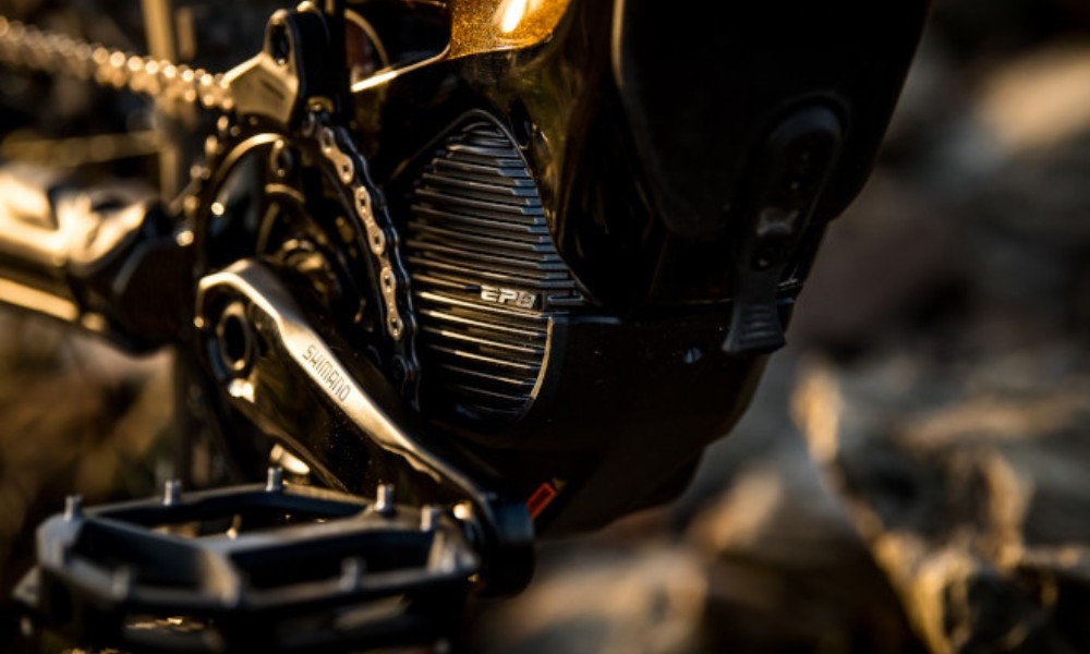 Das Bild zeigt einen Shimano EP801 Motor