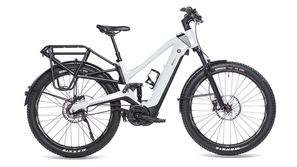 Entdecken Sie das Giant Stormguard E+ 2 E-Bike mit robustem Rahmen und leistungsstarkem Motor für vielseitige Fahrt