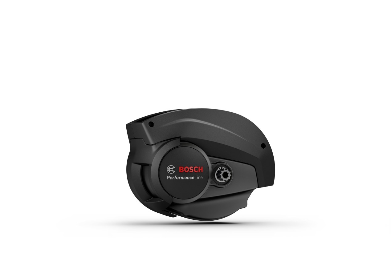 Bosch Performance Line Motor vor einem weißen Hintergrund