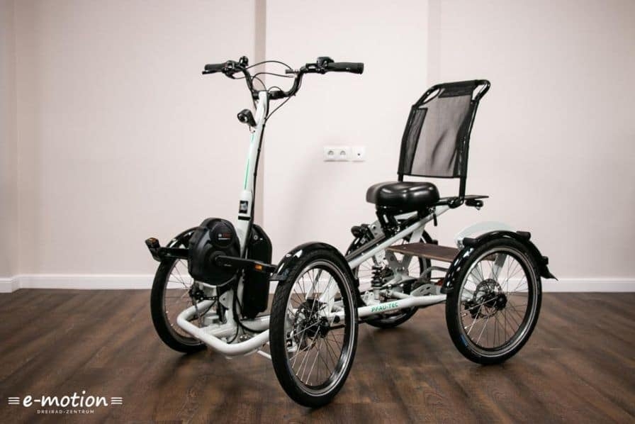 Dreirädriges E-Bike von e-motion mit komfortablem Sitz