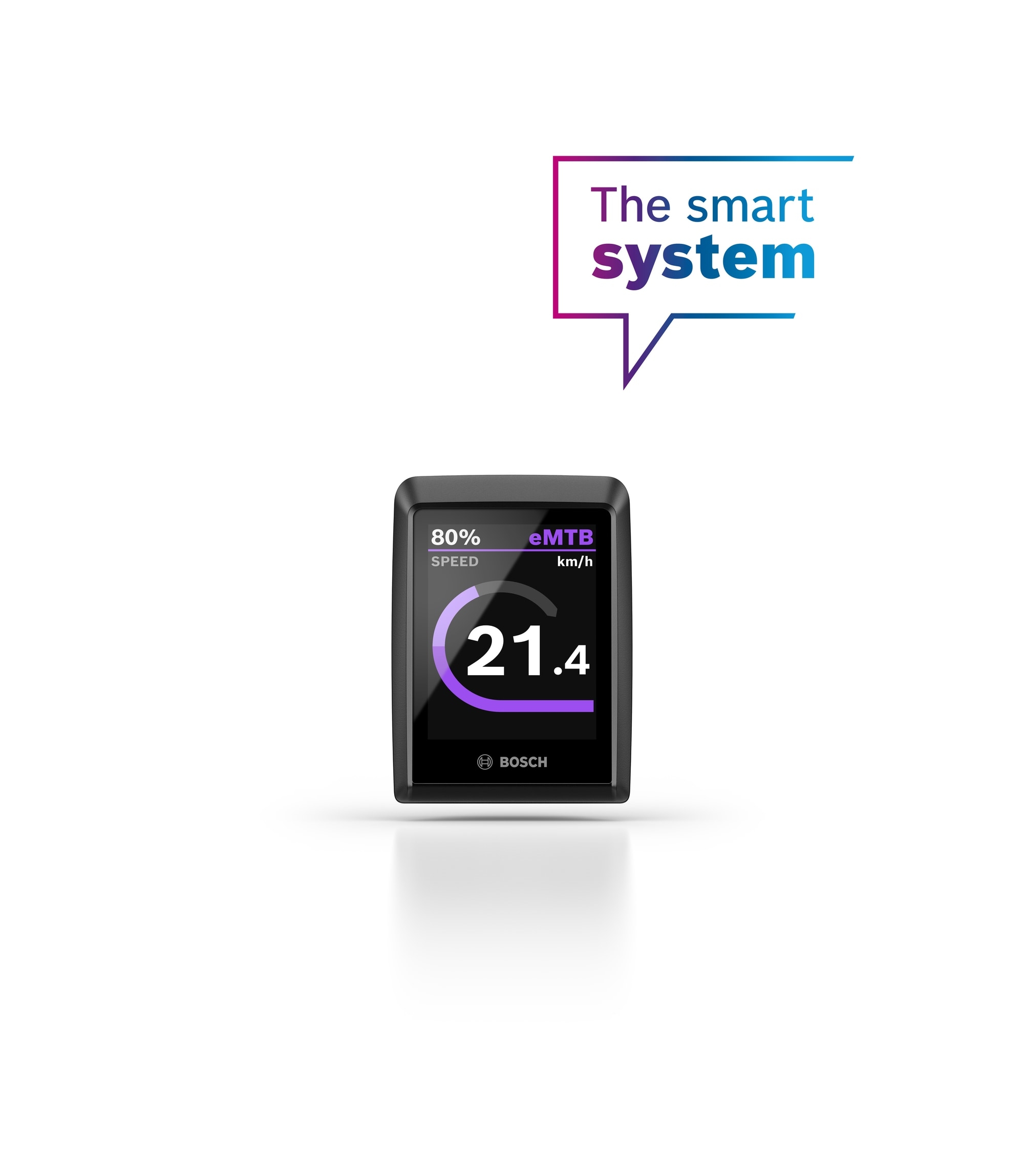 Entdecken Sie das Bosch Kiox 300, ein smartes E-Bike-Display für präzise Geschwindigkeitsüberwachung und Fahrdaten-