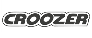Entdecken Sie das markante Croozer Logo von 2020, ein Symbol für innovative und hochwertige Fahrradanhänger.