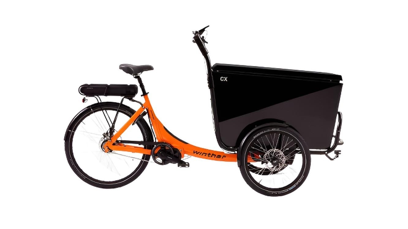 Winther CX Lastenrad orange