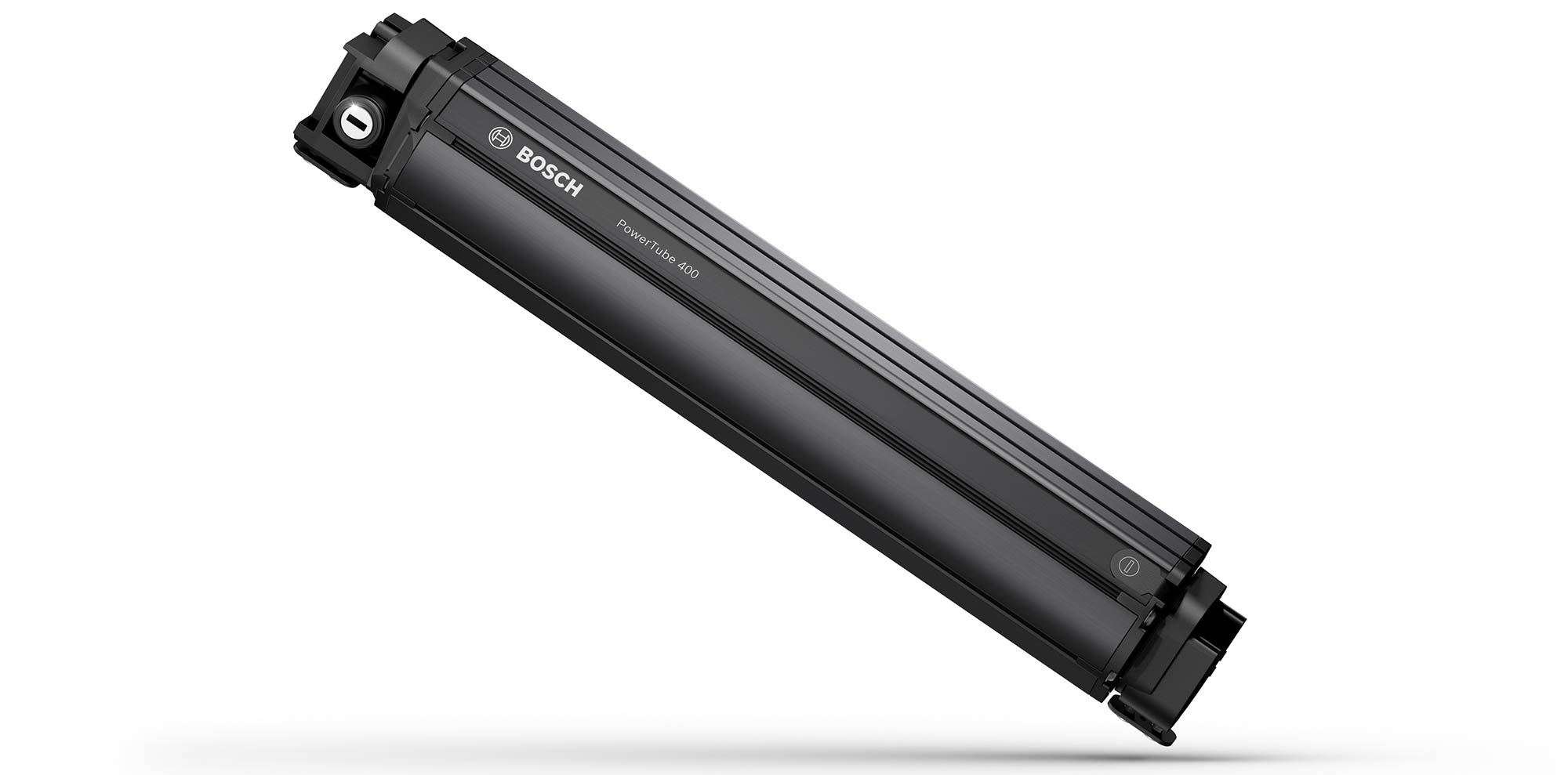 Entdecken Sie den integrierten Bosch PowerTube Akku im Riese & Müller Supercharger für nahtlose E-Bike Leistung und
