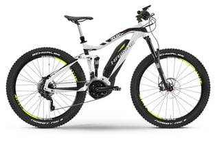 Haibike SDURO E-Bike in Weiß mit Vollfederung und Scheibenbremsen