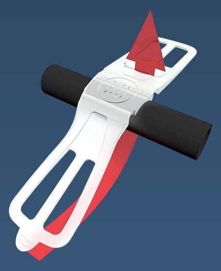 Universelle Finn Smartphone-Halterung für den Fahrradlenker. Flexibel, robust und ideal für alle Fahrradtypen geeig