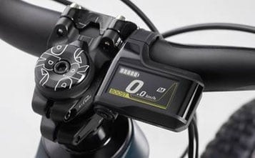 Shimano E-Tube Project App auf E-Bike-Display